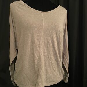 Charlotte Russe Heather Gray Long Sleeve Top